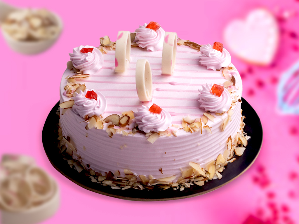 Rose Falooda Delight Cake